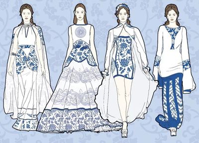 日常用品入霓裳 中戏舞美系2017-2018学年第一学期舞台服装设计教学检查精选